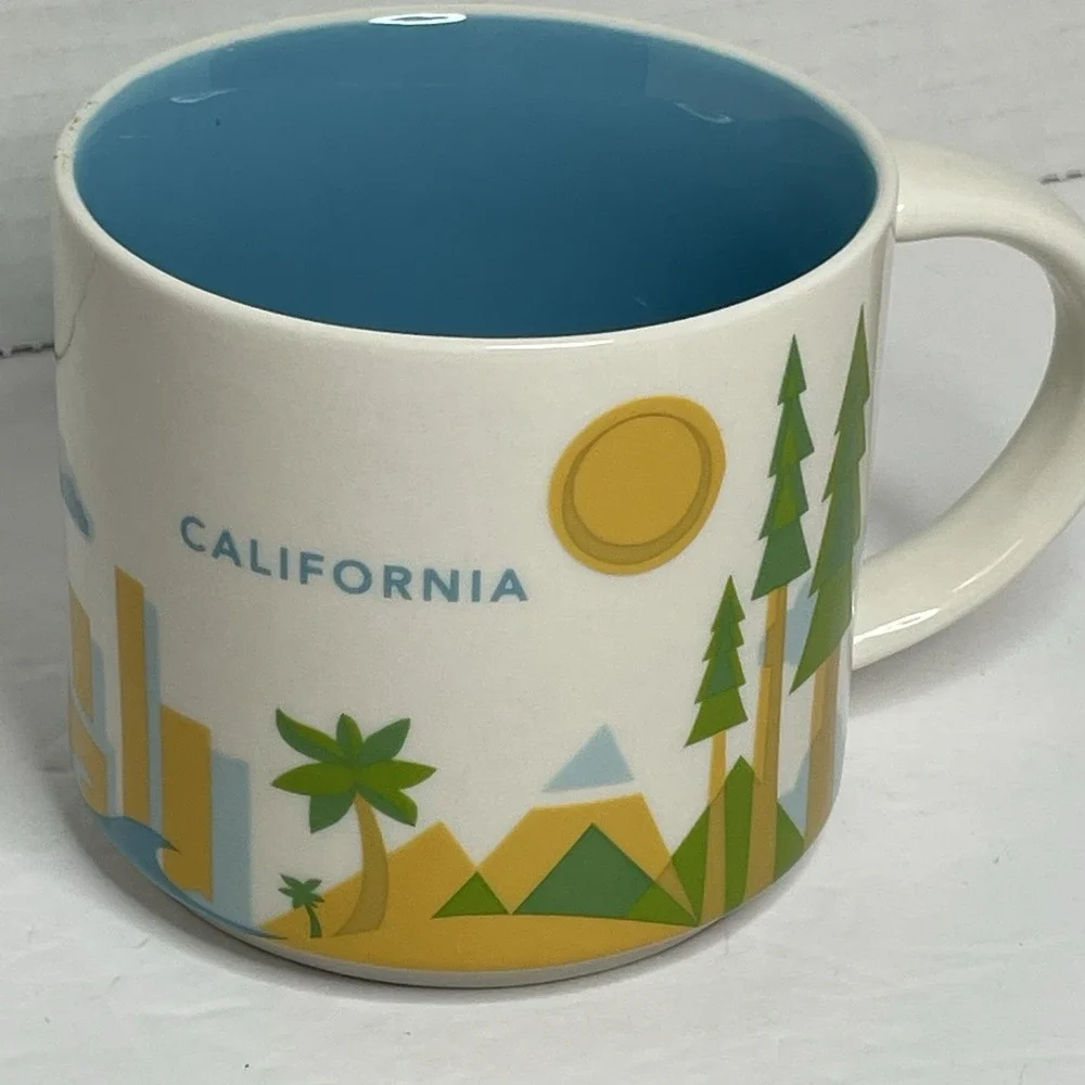 Starbucks California You Are Here Mug, 2012 Starbucks Coffee Tea Cup Company